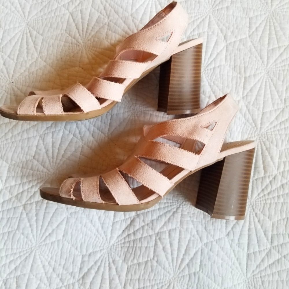 Dexflex Comfort Blush Strappy Heels